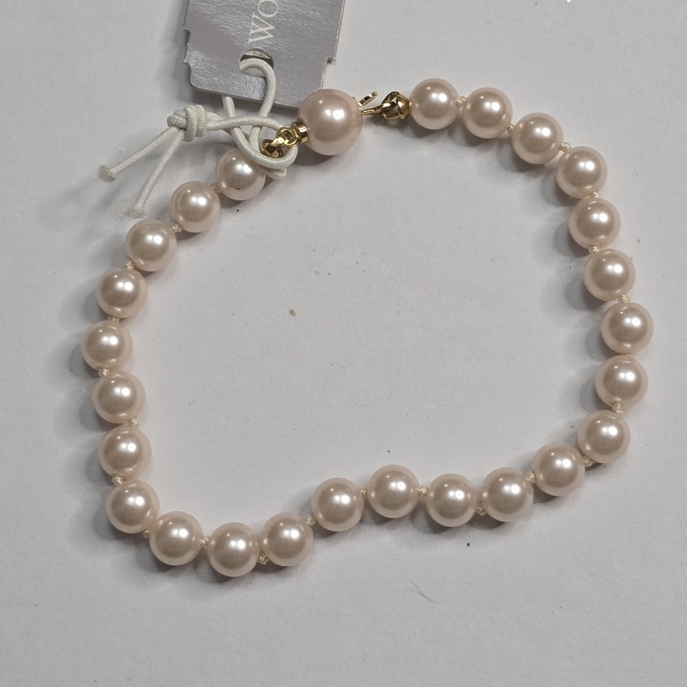 Worthington Vintage Pale Pink Pearl Bracelet New